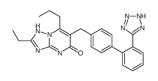 8-ethyl-2-propyl-3-[[4-[2-(2H-tetrazol-5-yl)phenyl]phenyl]methyl]-1,5, 7,9-tetrazabicyclo[4.3.0]nona-2,5,7-trien-4-one picture