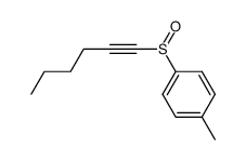 1-hexynyl p-tolyl sulfoxide Structure