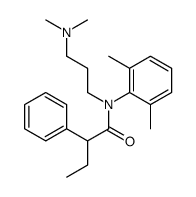 N-[3-(Dimethylamino)propyl]-N-(2,6-dimethylphenyl)-2-phenylbutyramide结构式