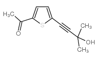 1-[5-(3-HYDROXY-3-METHYLBUT-1-YNYL)-2-THIENYL]ETHAN-1-ONE Structure