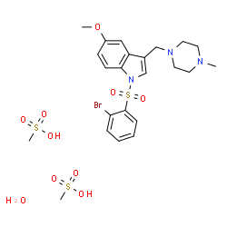 SUVN-502 mesylate hydrate structure