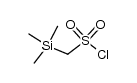 trimethylsilanyl-methanesulfonyl chloride结构式