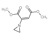 2-Butenedioicacid, 2-(1-aziridinyl)-, dimethyl ester, (E)- (9CI) structure