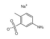 5-Amino-2-methylbenzenesulfonic acid, sodium salt结构式