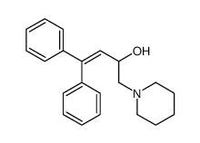 4,4-diphenyl-1-piperidin-1-ylbut-3-en-2-ol结构式