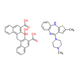 Olanzapine Pamoate Structure