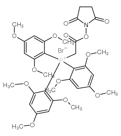 (n-succinimidyloxycarbonylme.)tris(trime structure