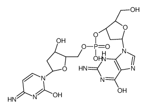 2'-deoxyguanylyl-(3'-5')-2'-deoxycytidine结构式