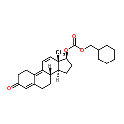 Trenbolone cyclohexylmethylcarbonate structure