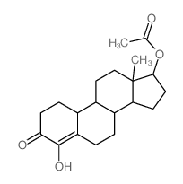 Estr-4-en-3-one,17-(acetyloxy)-4-hydroxy-, (17b)- structure