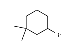 3,3-dimethylcyclohexyl bromide Structure