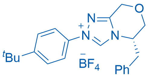 (S)-5-苄基-2-(4-(叔丁基)苯基)-5,6-二氢-8H-[1,2,4]三唑并[3,4-c][1,4]恶嗪-2-鎓四氟硼酸盐图片