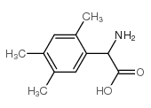 AMINO(2,4,5-TRIMETHYLPHENYL)ACETIC ACID Structure