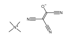 2,2,1-tricyano-1-hydroxy-ethylene, tetramethyl-ammonium salt Structure