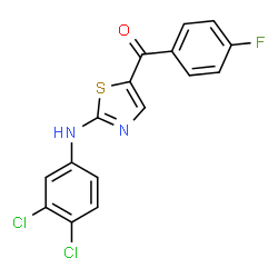 [2-(3,4-DICHLOROANILINO)-1,3-THIAZOL-5-YL](4-FLUOROPHENYL)METHANONE picture