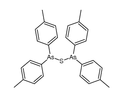 bis(di-p-tolylarsino) sulfide Structure