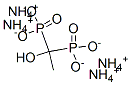 (1-hydroxyethylidene)bisphosphonic acid, ammonium salt Structure