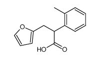 3-(FURAN-2-YL)-2-(O-TOLYL)PROPANOIC ACID Structure