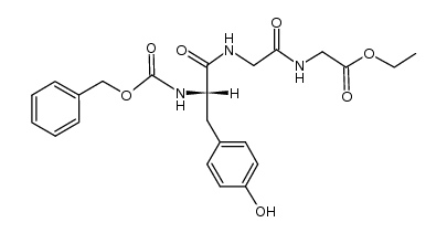 Z-Tyr-Gly-Gly-OEt结构式