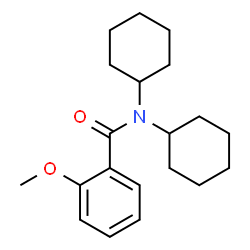 N,N-Dicyclohexyl-2-methoxybenzamide结构式