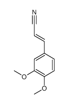 (E)-3-(3,4-dimethoxyphenyl)acrylonitrile Structure