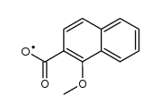 1-methoxy-2-naphthoyloxyl radical Structure