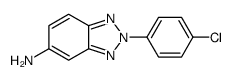 2-(4-Chlorophenyl)-2H-benzotriazol-5-amine Structure