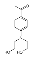 1-[4-[bis(2-hydroxyethyl)amino]phenyl]ethanone Structure