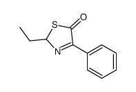 2-ethyl-4-phenyl-2H-1,3-thiazol-5-one Structure