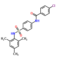 4-Chloro-N-[4-(mesitylsulfamoyl)phenyl]benzamide Structure