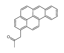 1-benzo[a]pyren-1-ylpropan-2-one结构式