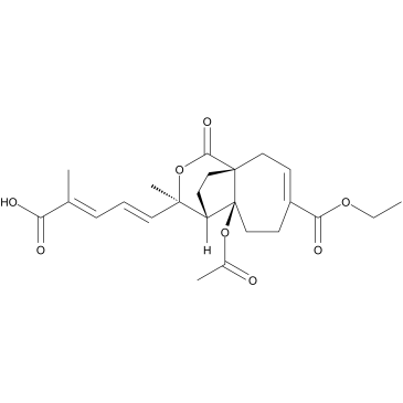 脱甲氧基脱乙酰土荆皮乙酸结构式