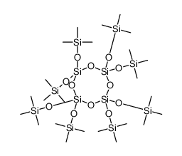 [2,4,4,6,6,8,8-heptakis(trimethylsilyloxy)-1,3,5,7,2,4,6,8-tetraoxatetrasilocan-2-yl]oxy-trimethylsilane结构式