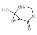 2-Oxiranecarboxylicacid, 3,3-dimethyl-, ethyl ester Structure