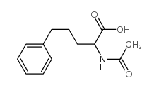 2-acetamido-5-phenyl-pentanoic acid Structure