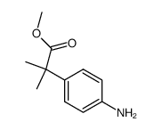 4-Amino-α,α-dimethylbenzeneacetic acid methyl ester结构式