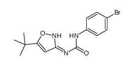 1-(4-bromophenyl)-3-(5-tert-butyl-1,2-oxazol-3-yl)urea Structure