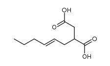 hex-2-enyl-succinic acid Structure