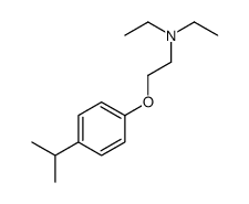 N,N-diethyl-2-(4-propan-2-ylphenoxy)ethanamine Structure