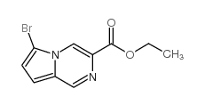 Ethyl 6-bromo-1H-pyrrolo[1,2-a]pyrazine-3-carboxylate Structure