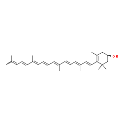 (R)-3,5,5-Trimethyl-4-[(3E,5E,7E,9E,11E,13E)-3,7,12,16-tetramethylheptadeca-1,3,5,7,9,11,13,15-octenyl]-3-cyclohexen-1-ol Structure