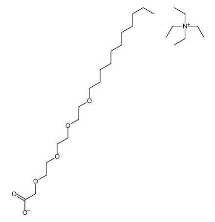 tetraethylazanium,2-[2-[2-(2-undecoxyethoxy)ethoxy]ethoxy]acetate Structure