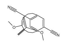 (2.2)-Paracyclophane, 2,5-dicyano-2',5'-dimethoxy Structure