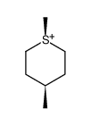 cis-1.4-Dimethylthianium结构式