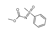 N-methoxycarbonyl-S-methyl-S-phenylsulfoximines结构式