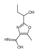 2-(1-hydroxypropyl)-5-methyl-1,3-oxazole-4-carboxamide Structure