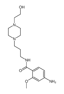 4-amino-N-{3-[4-(2-hydroxy-ethyl)-piperazin-1-yl]-propyl}-2-methoxy-benzamide Structure