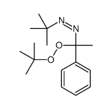 tert-butyl-(1-tert-butylperoxy-1-phenylethyl)diazene Structure