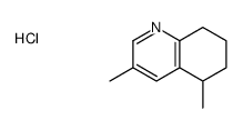 3,5-dimethyl-5,6,7,8-tetrahydroquinoline,hydrochloride Structure