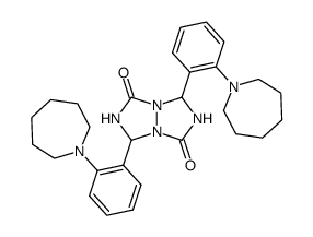 3,7-bis-(2-azepan-1-yl-phenyl)-tetrahydro-[1,2,4]triazolo[1,2-a][1,2,4]triazole-1,5-dione Structure